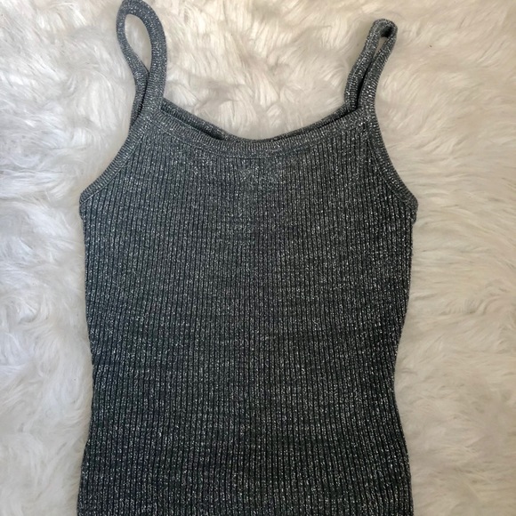 Chic Grey Glittery top - Picture 1 of 3